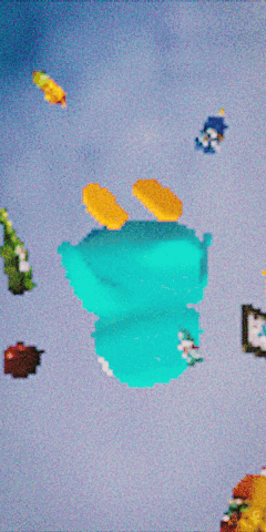 Final PS1-style render example