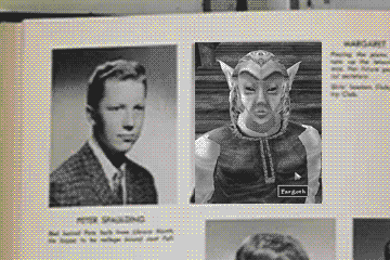 Fargoth yearbook photo parody